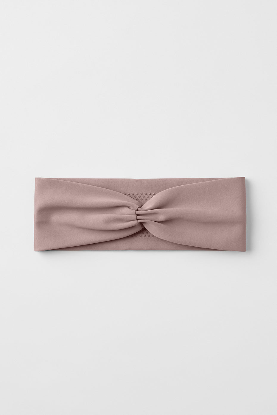 Close-up of the headband highlighting its sleek, moisture-wicking material