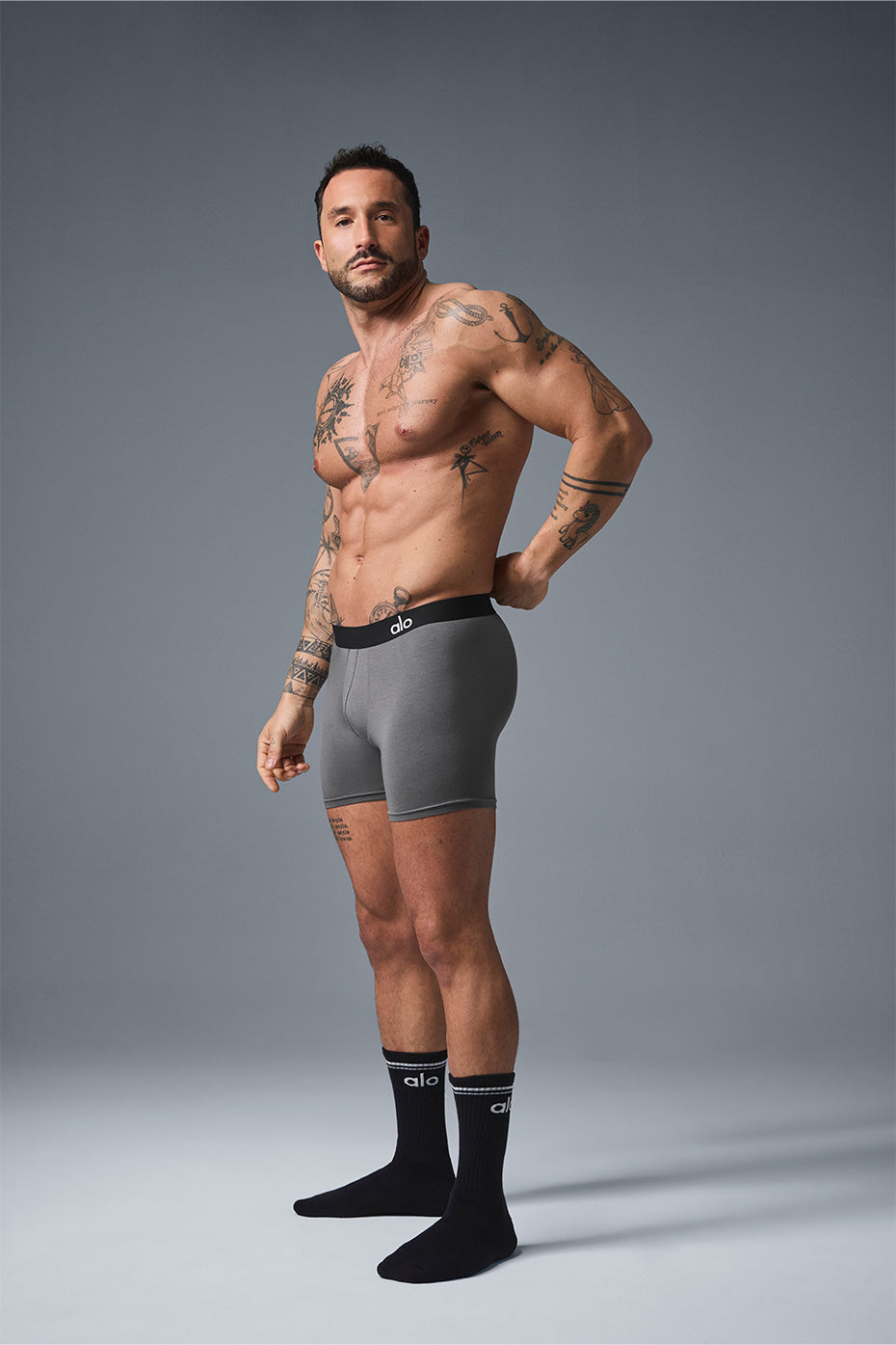Boxer shorts laid on a bed, ready for daily use or sleepwear