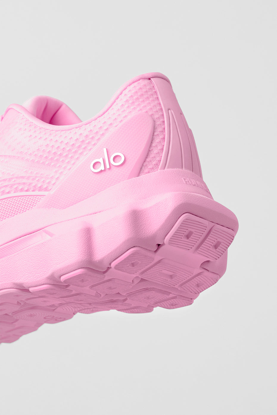 Close-up of cushioned heel and stabilizing heel clip