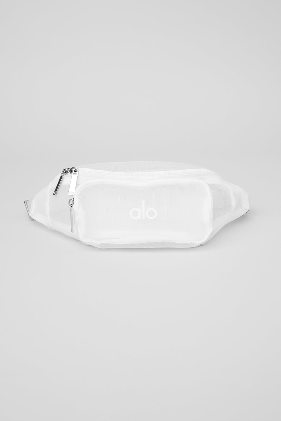 Close-up of the fanny packs adjustable buckle and spacious compartments.
