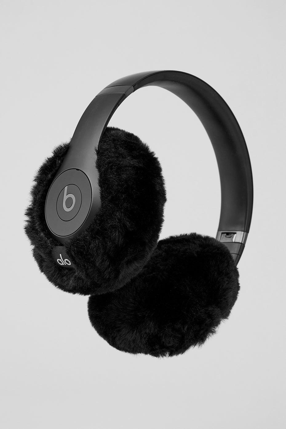 Close-up of Beats Studio Pro headphones showcasing sleek design.