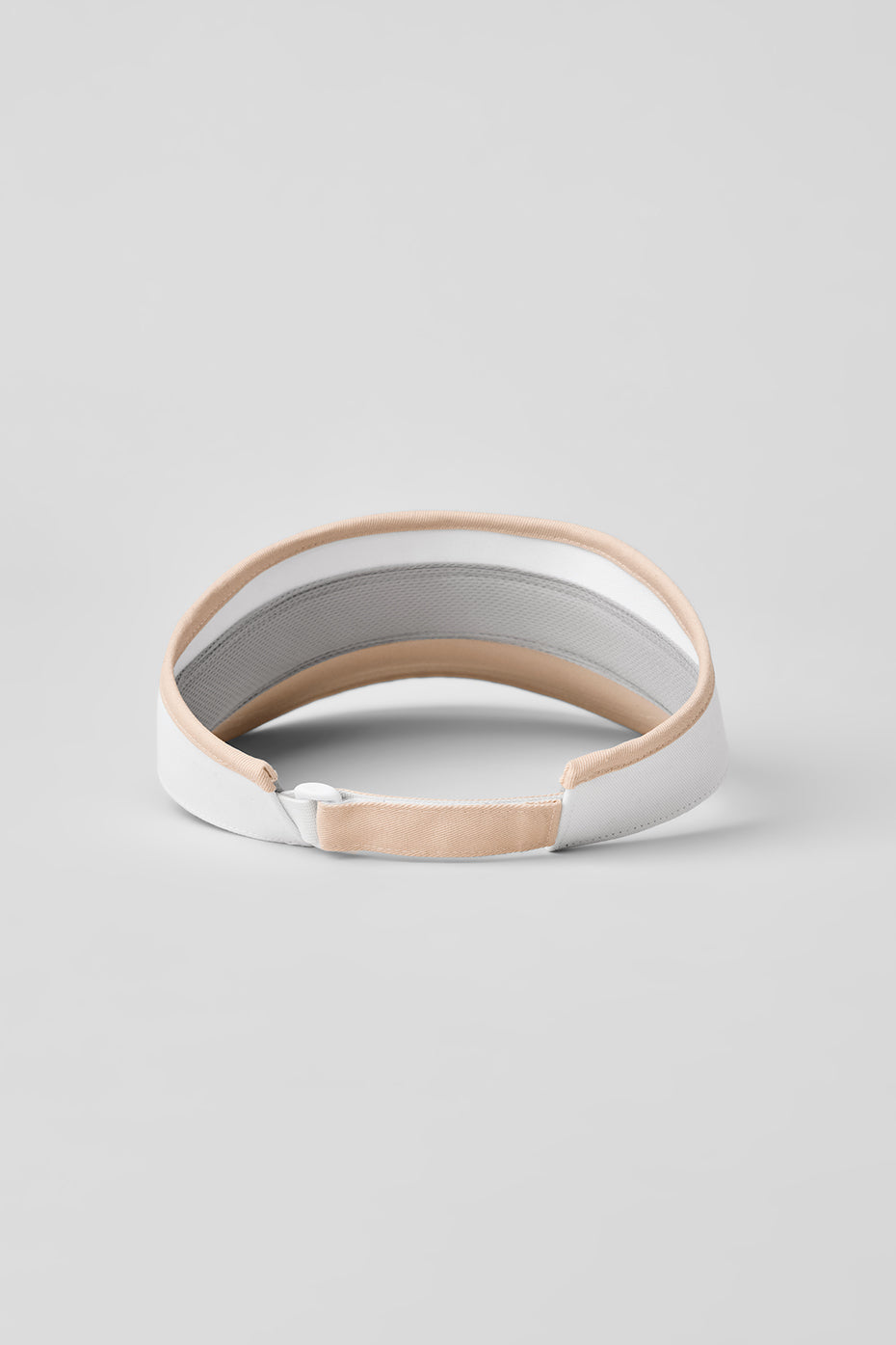 Front view of the Colorblock Tennis Visor showcasing its stylish design.