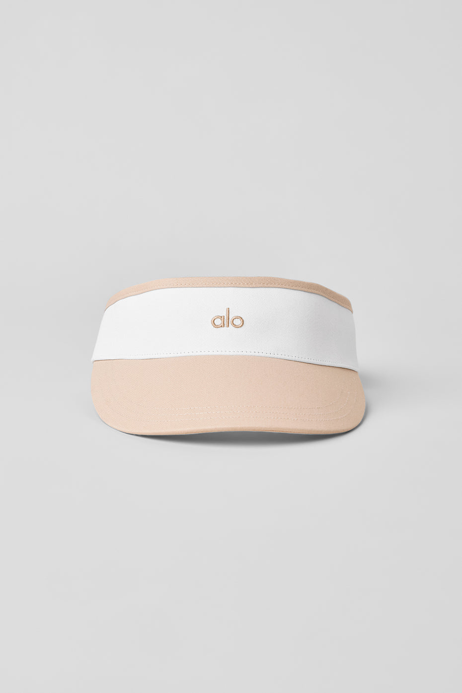 Front view of the Colorblock Tennis Visor showcasing its stylish design.