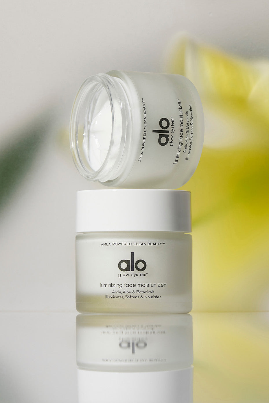 Eco-friendly packaging of the Radiant Glow Luminizing Face Moisturizer.
