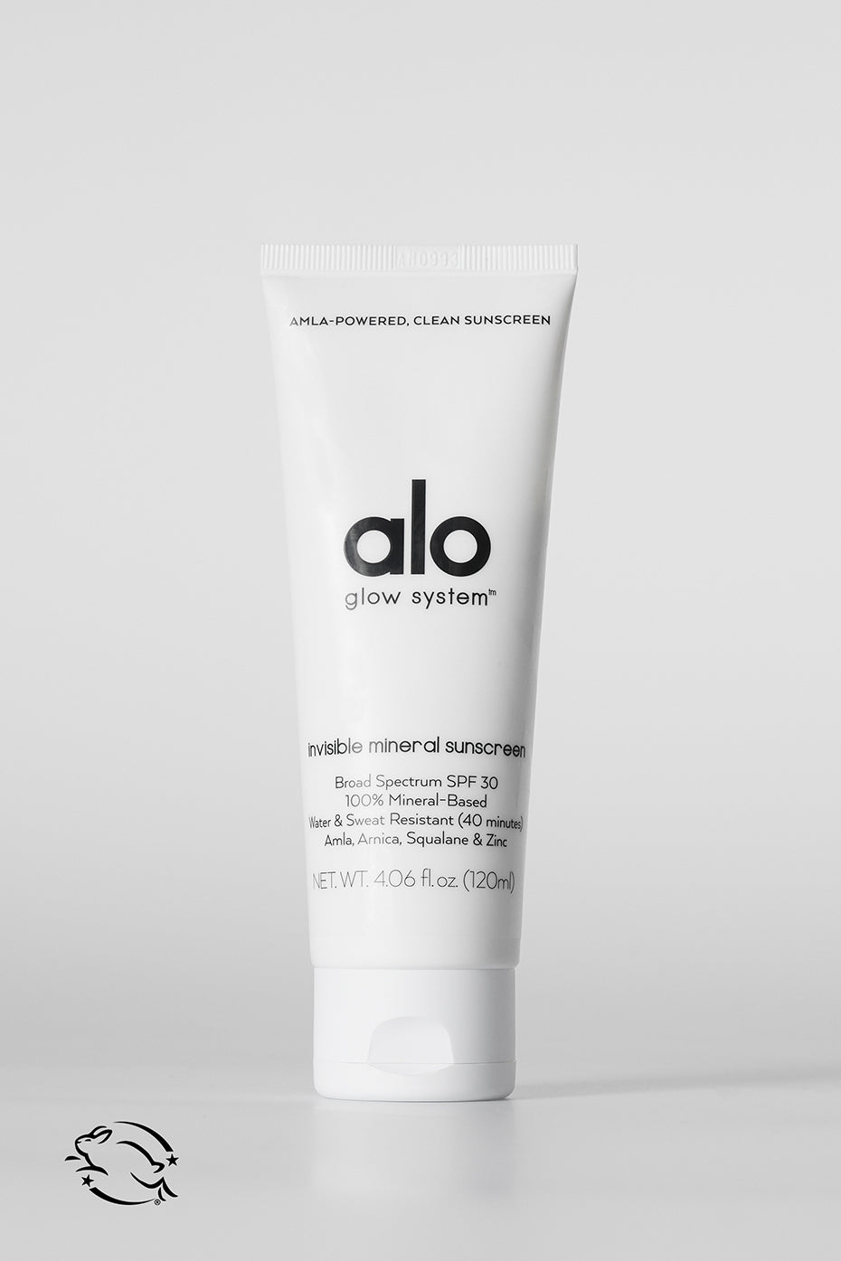 Close-up of reef safe sunscreen texture on skin.