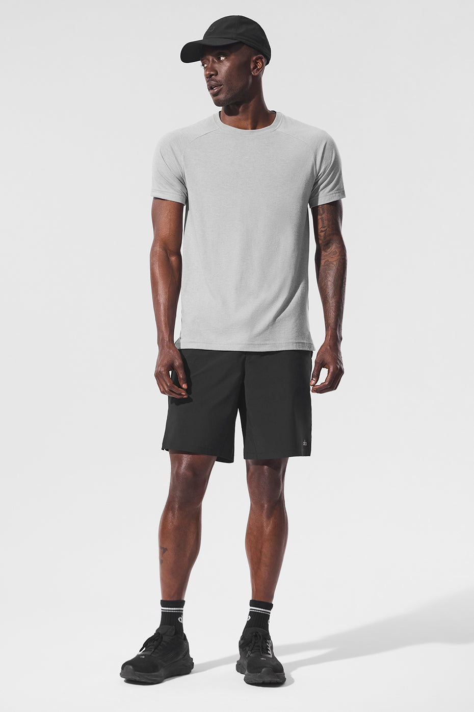 Back view of the Triumph Athletic Fit Raglan Tee, perfect for casual outings.
