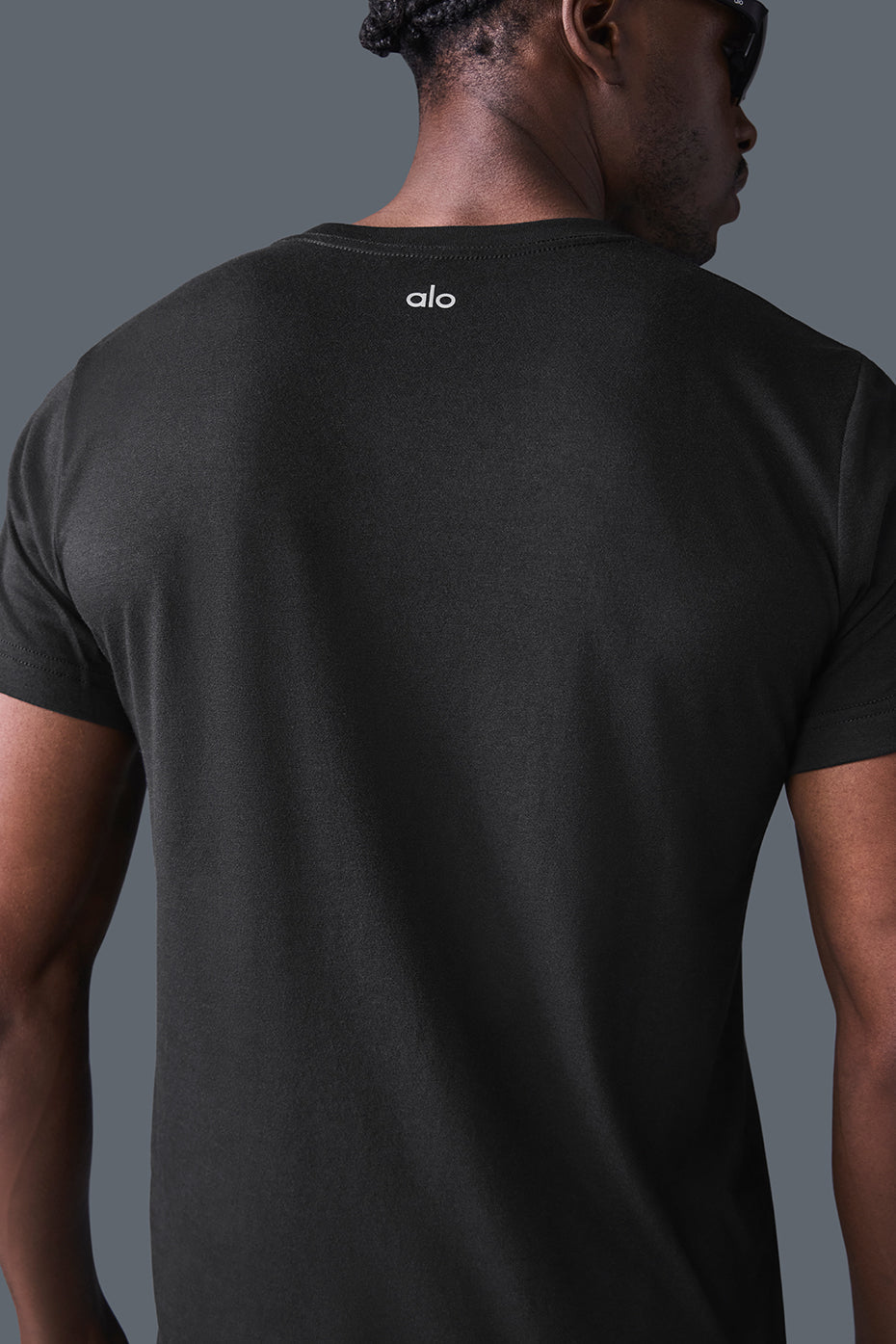 Back view of the Endurance Workout Tee, highlighting its classic design.
