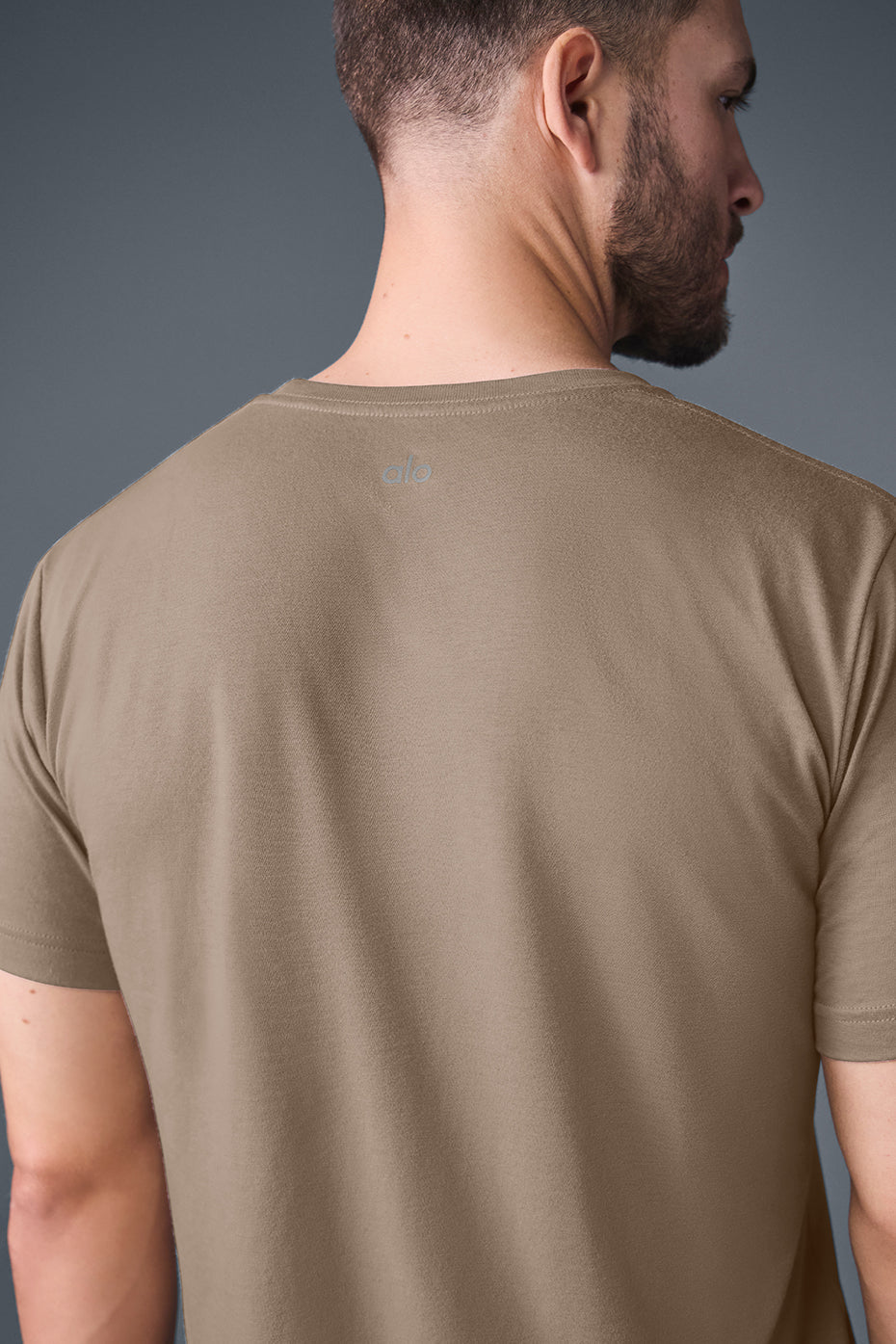 Front view of Triumph Gravel fit t-shirt on a model during workout