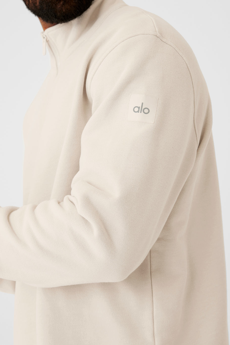 Burlebo heavyweight hooded sweatshirt worn during outdoor training.