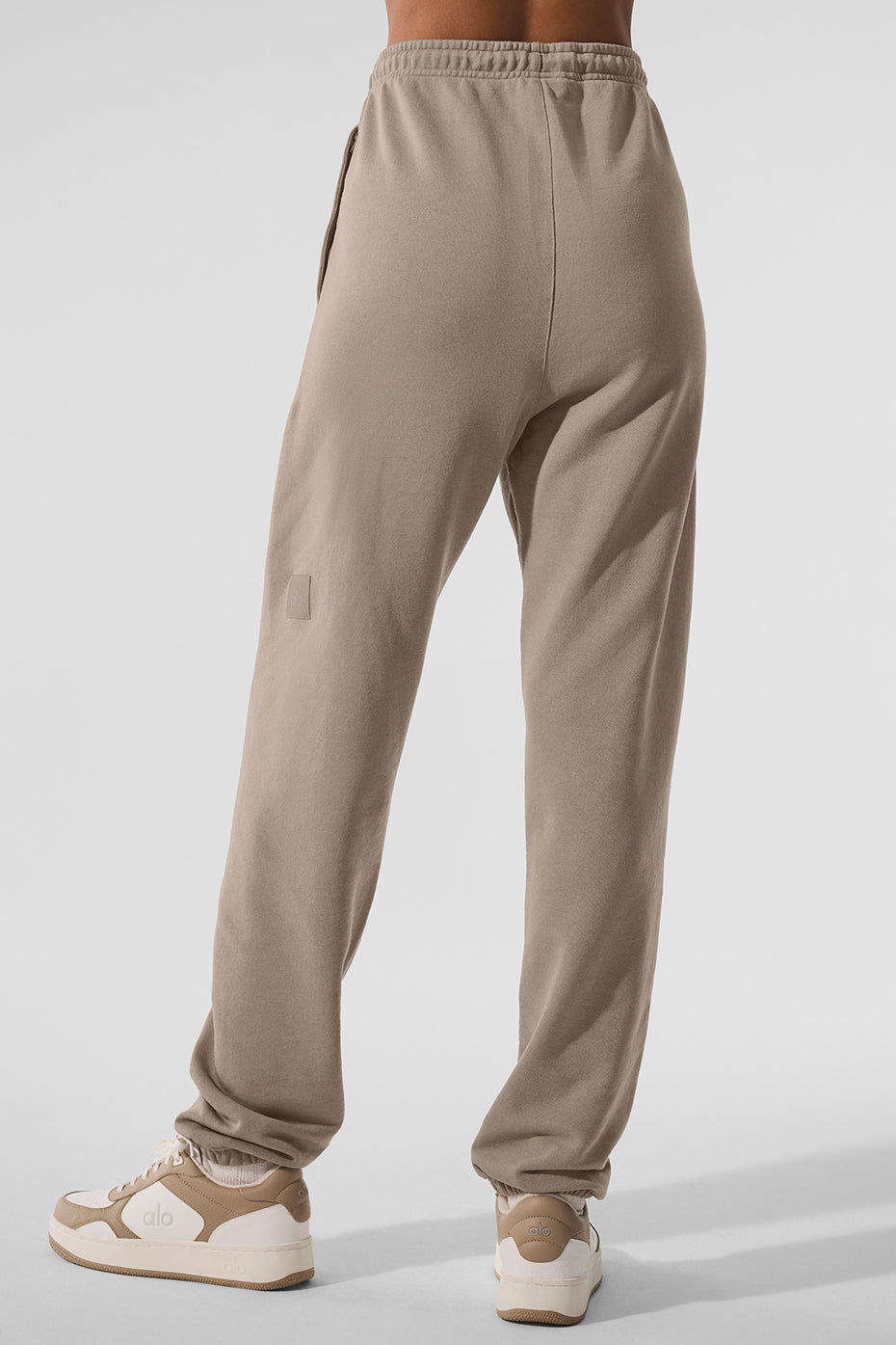 Relaxed fit gravel wash sweatpants, perfect for casual outings.