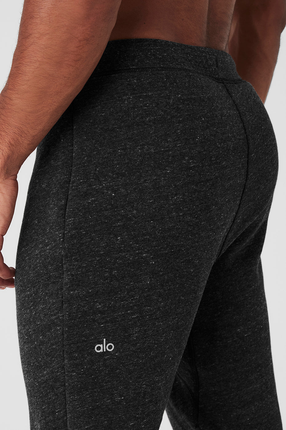 Side view showing wide gusset panel and relaxed fit for daily wear