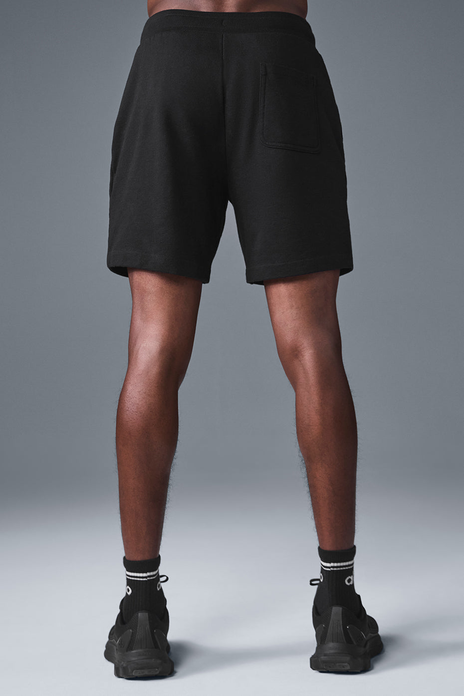 Side view of Chill Lounge Shorts with drawstring and pockets.