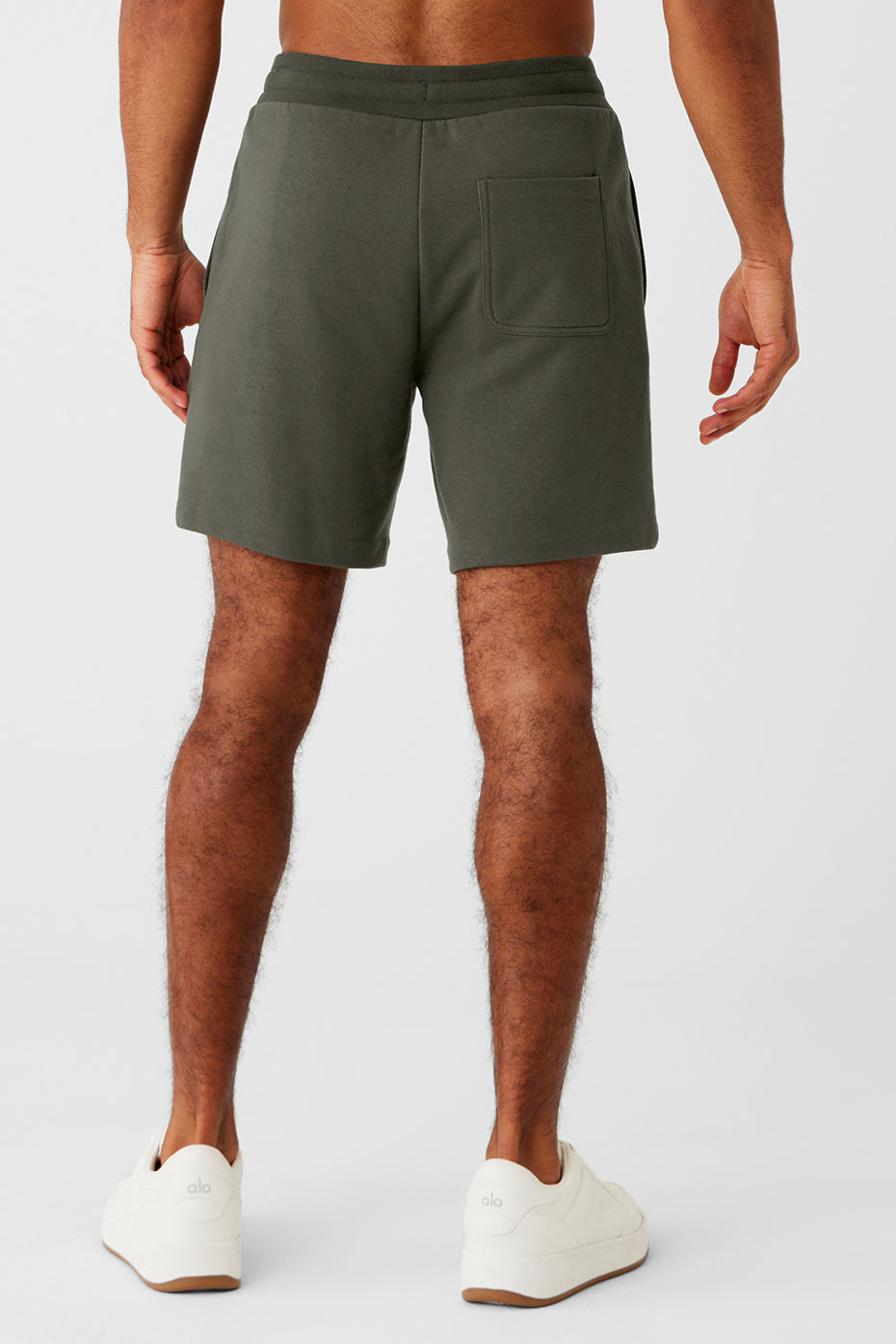 Side view of Chill Shorts in Stealth Green, perfect for casual outings.
