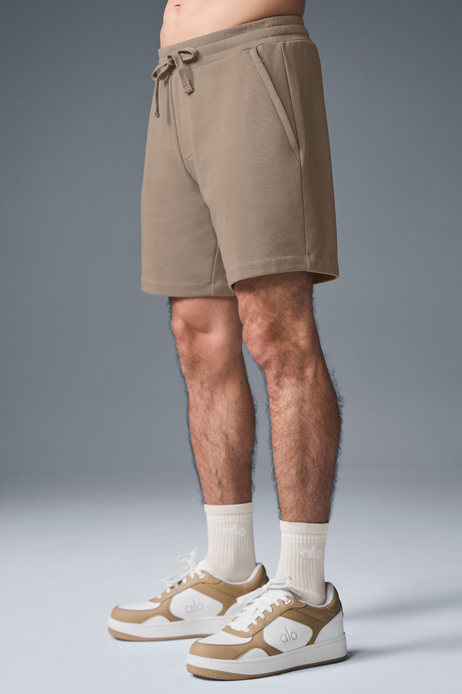 Back view of womens lounge shorts with a single pocket, perfect for everyday wear.