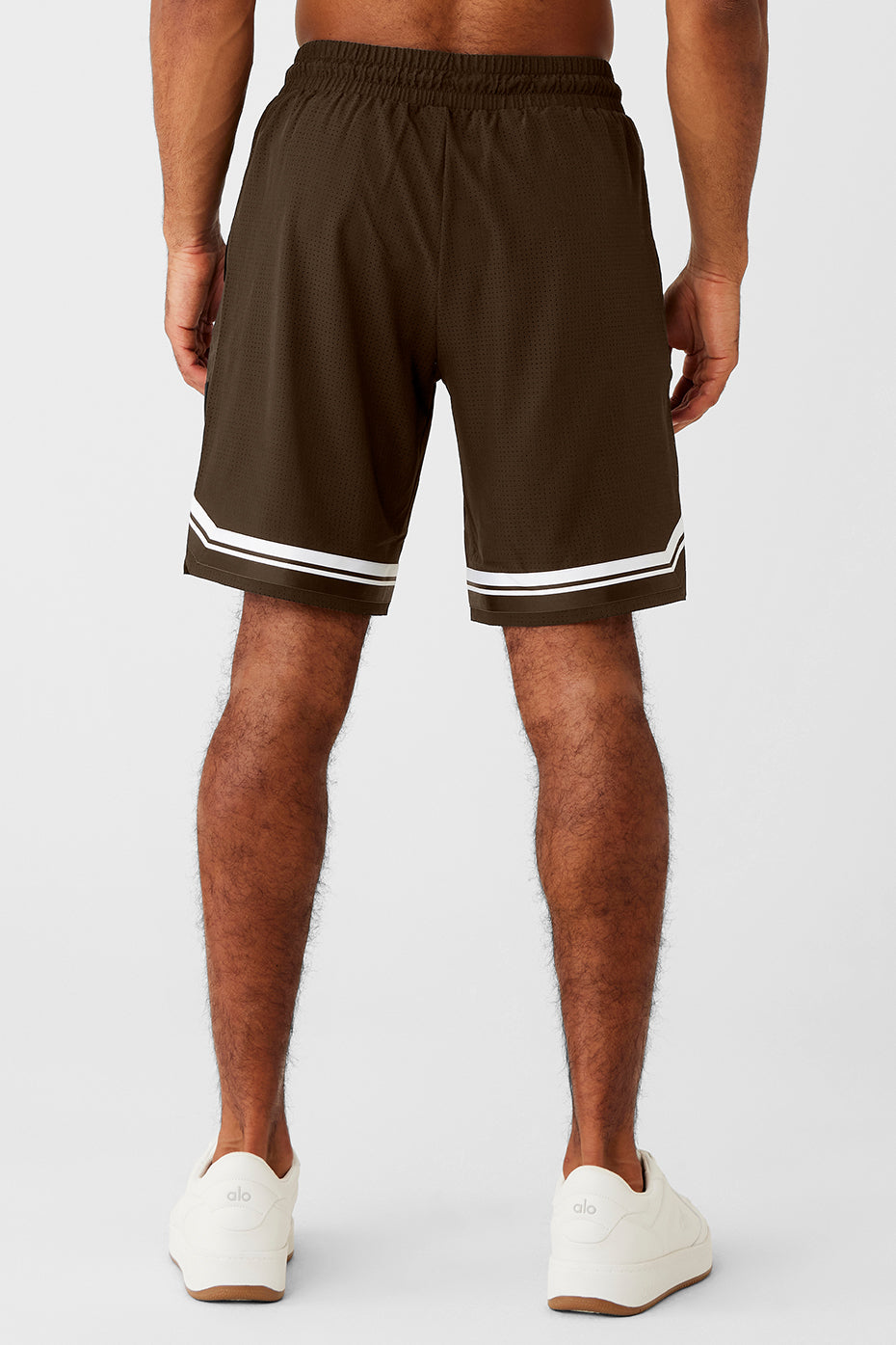 Back angle showing perforation and fit on NYC runners