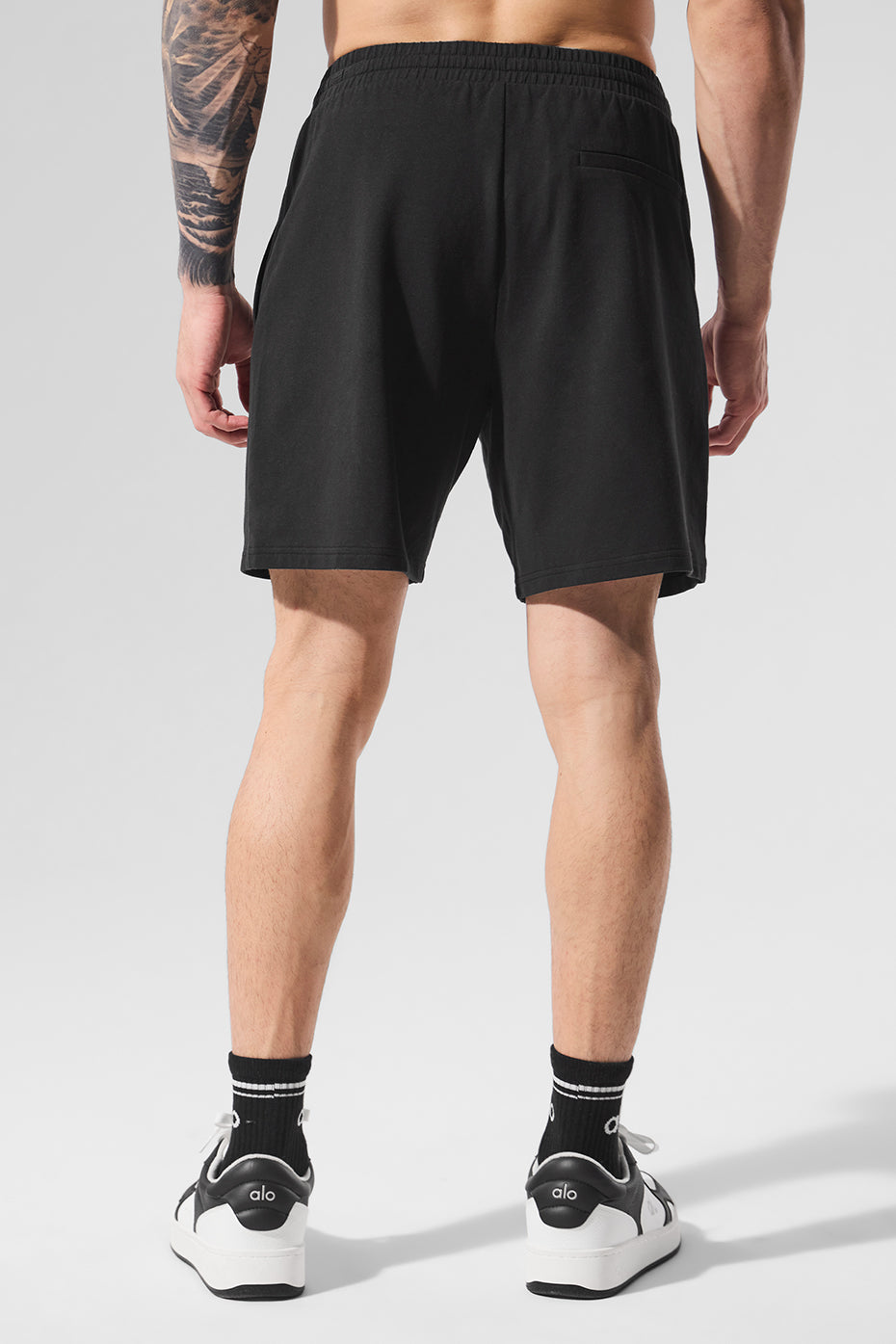 Close-up of ss activewear fabric texture showing soft midweight material suitable for lounging.