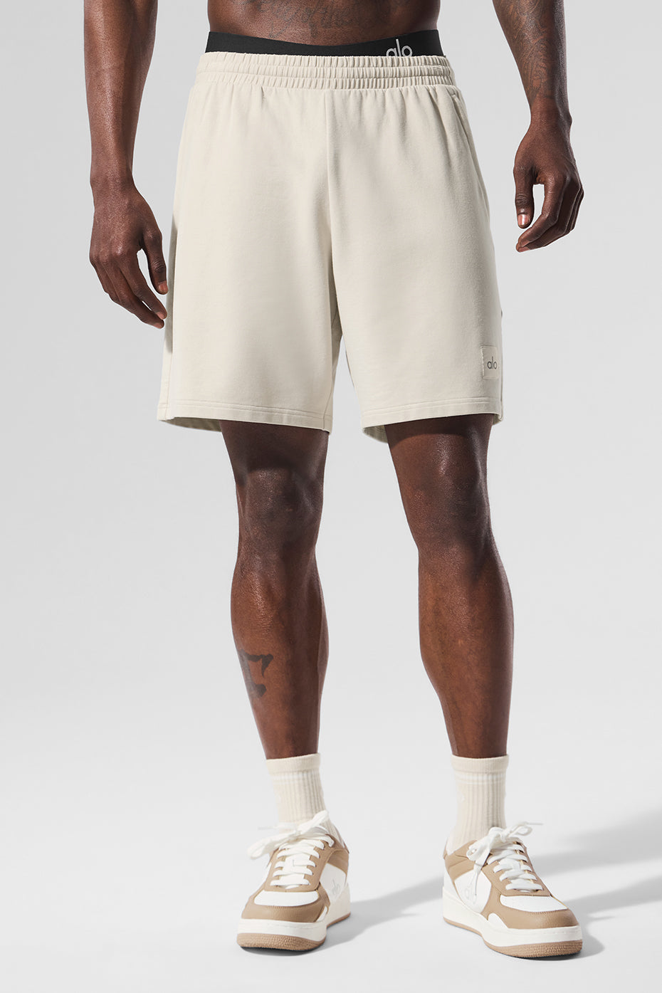Women’s casual shorts in Bone color with relaxed fit, perfect for everyday wear