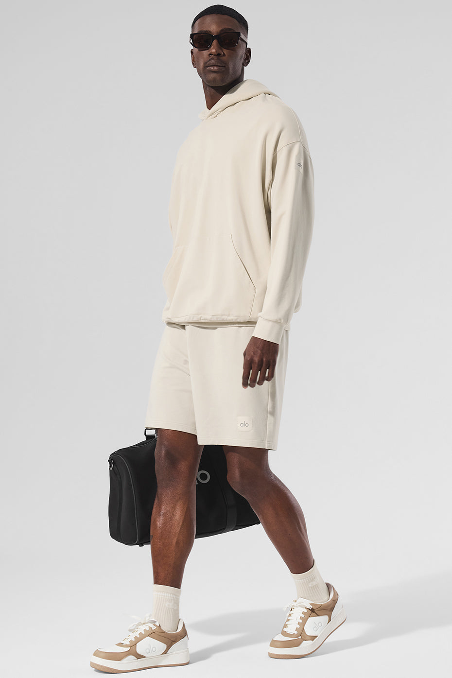 Styling shot of women’s shorts paired with casual top for a laid-back look