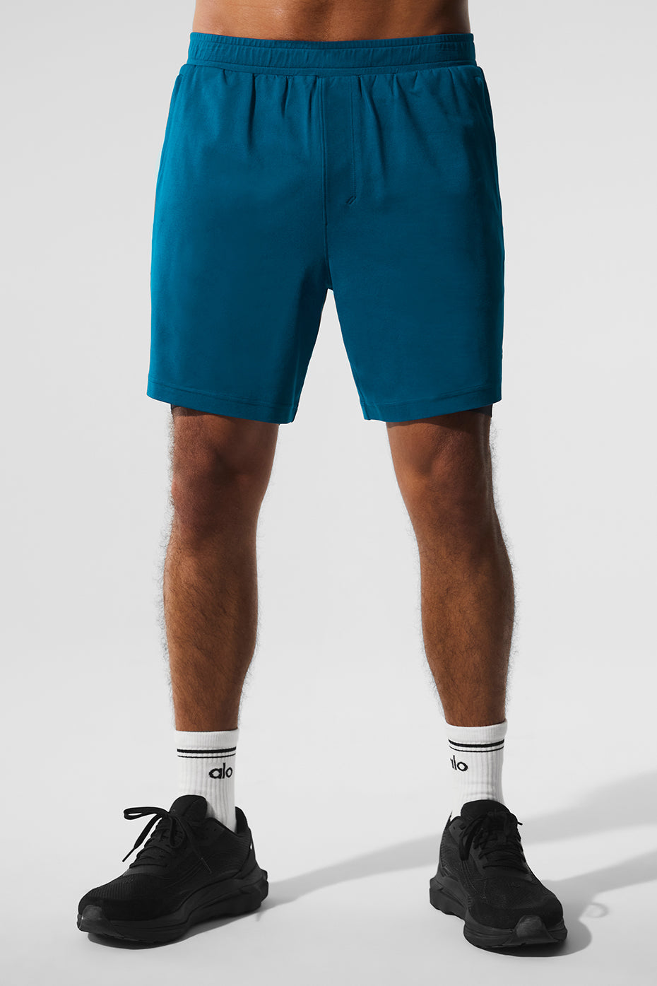 Close-up of the compression shorts inside the performance shorts