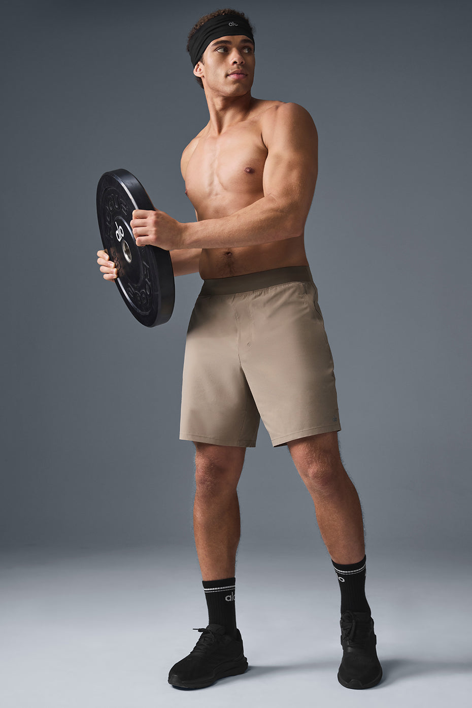 Gravel performance shorts showcasing moisture-wicking fabric and zip pockets.