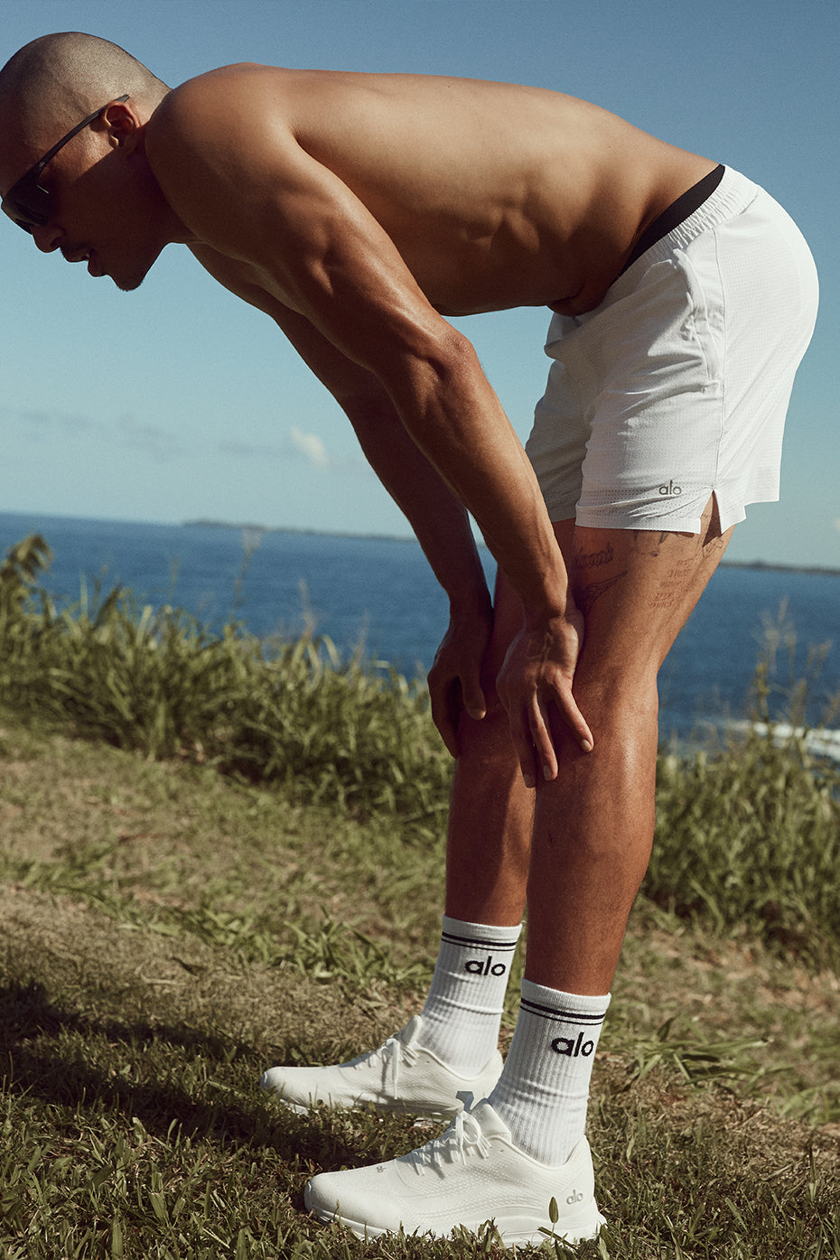 Back view of breathable 5-inch inseam shorts designed for comfort.