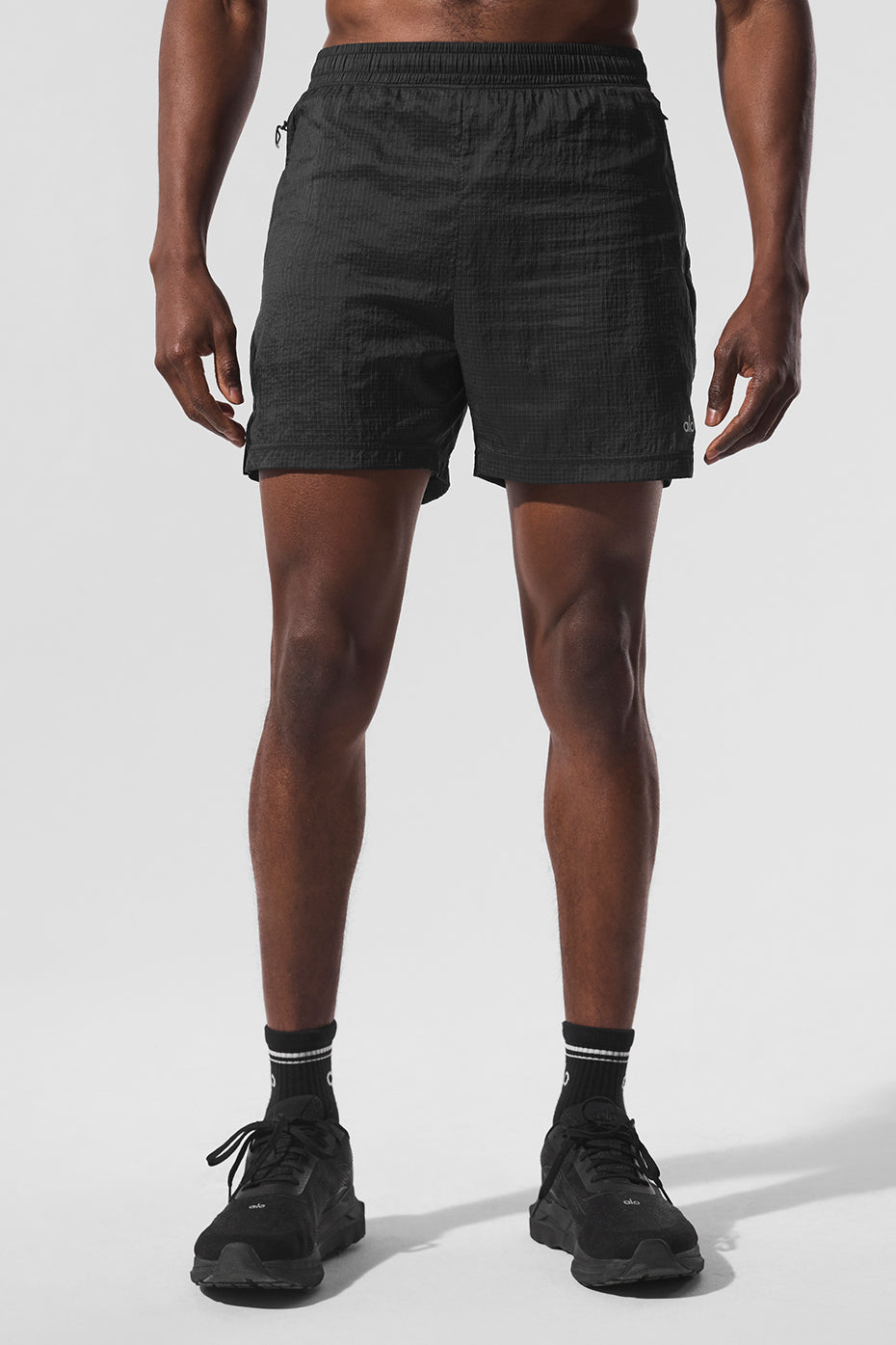 Athlete wearing Game Time 2-in-1 shorts during basketball drill