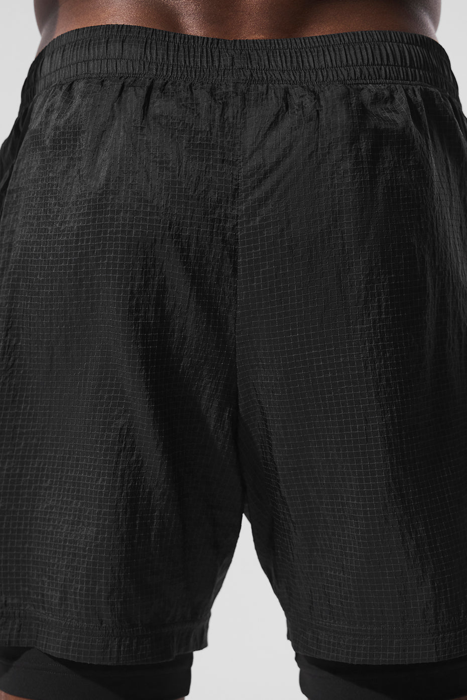 Athlete wearing Game Time 2-in-1 shorts during basketball drill