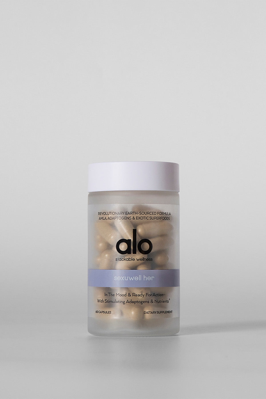 Close-up of Elysium Her Arousal Capsules, perfect for boosting womens sexual health.