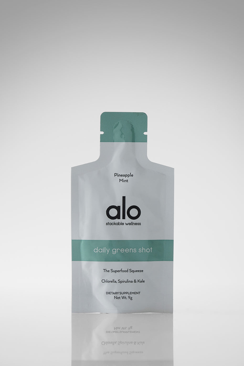 A 30-pack box of Palmetto Super Greens Shot displayed for daily use