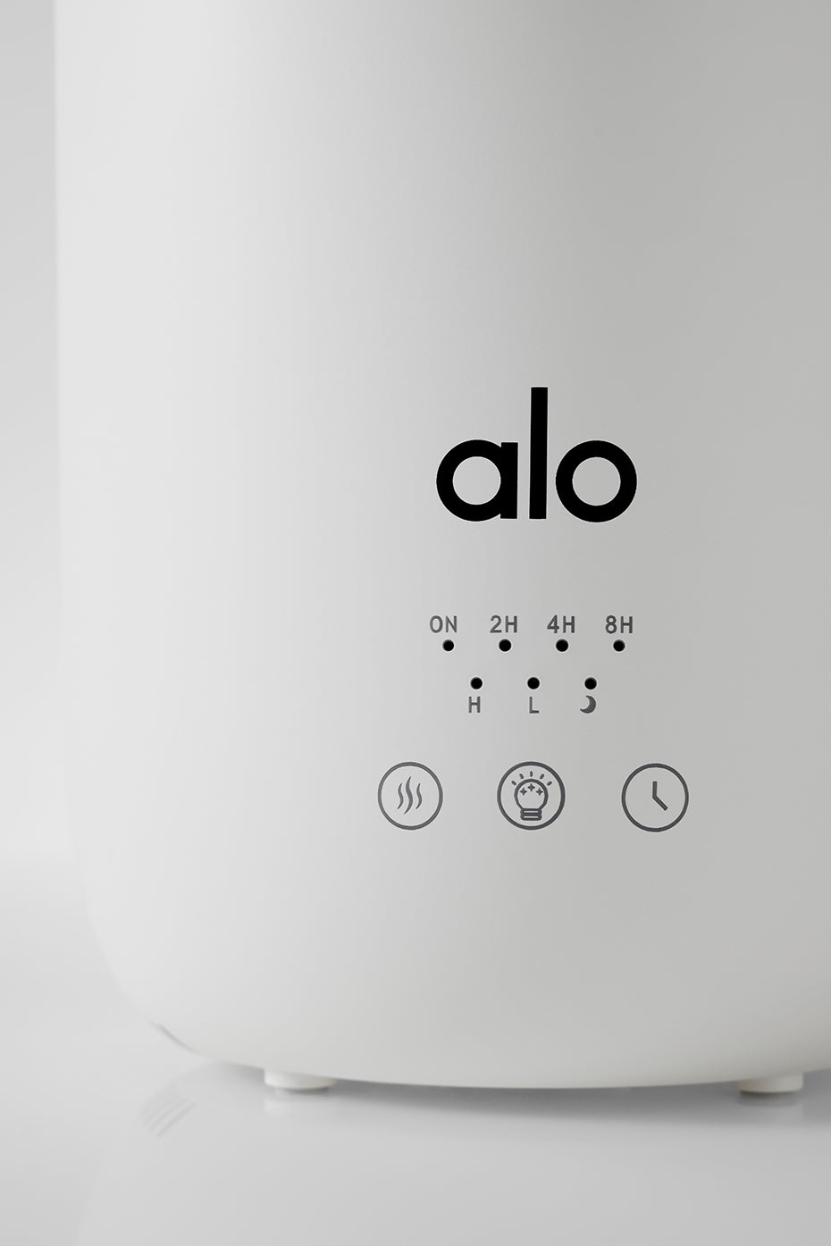 Close-up of the Aura diffusers detachable power cord and sleek design