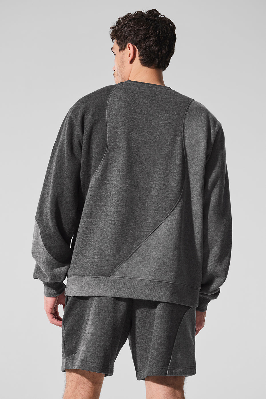 Casual styling of the mens Burberry sweatshirt with sweatpants.