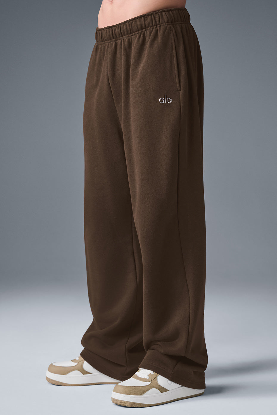 Close-up of performance tech details on the Accolade sweatpants