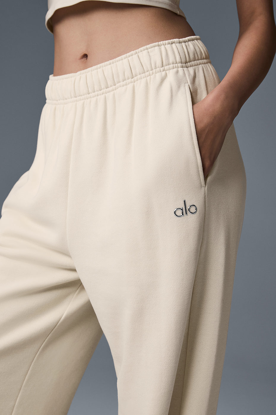 Close-up of the fabric texture and fit, highlighting comfort and style.