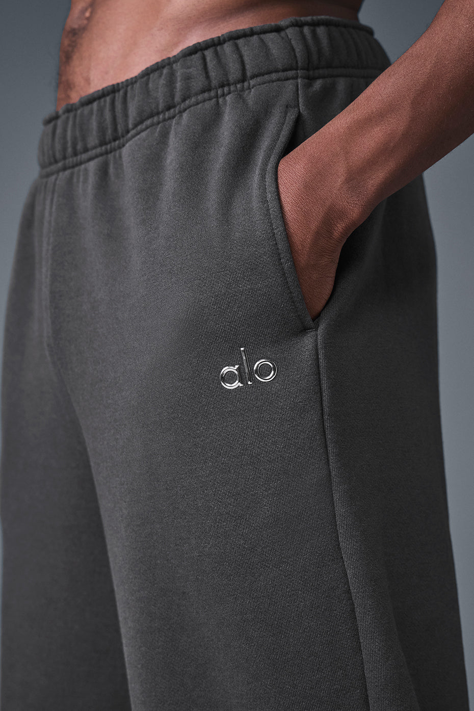 Front view of Accolade Unisex Lounge Sweatpants in Anthracite