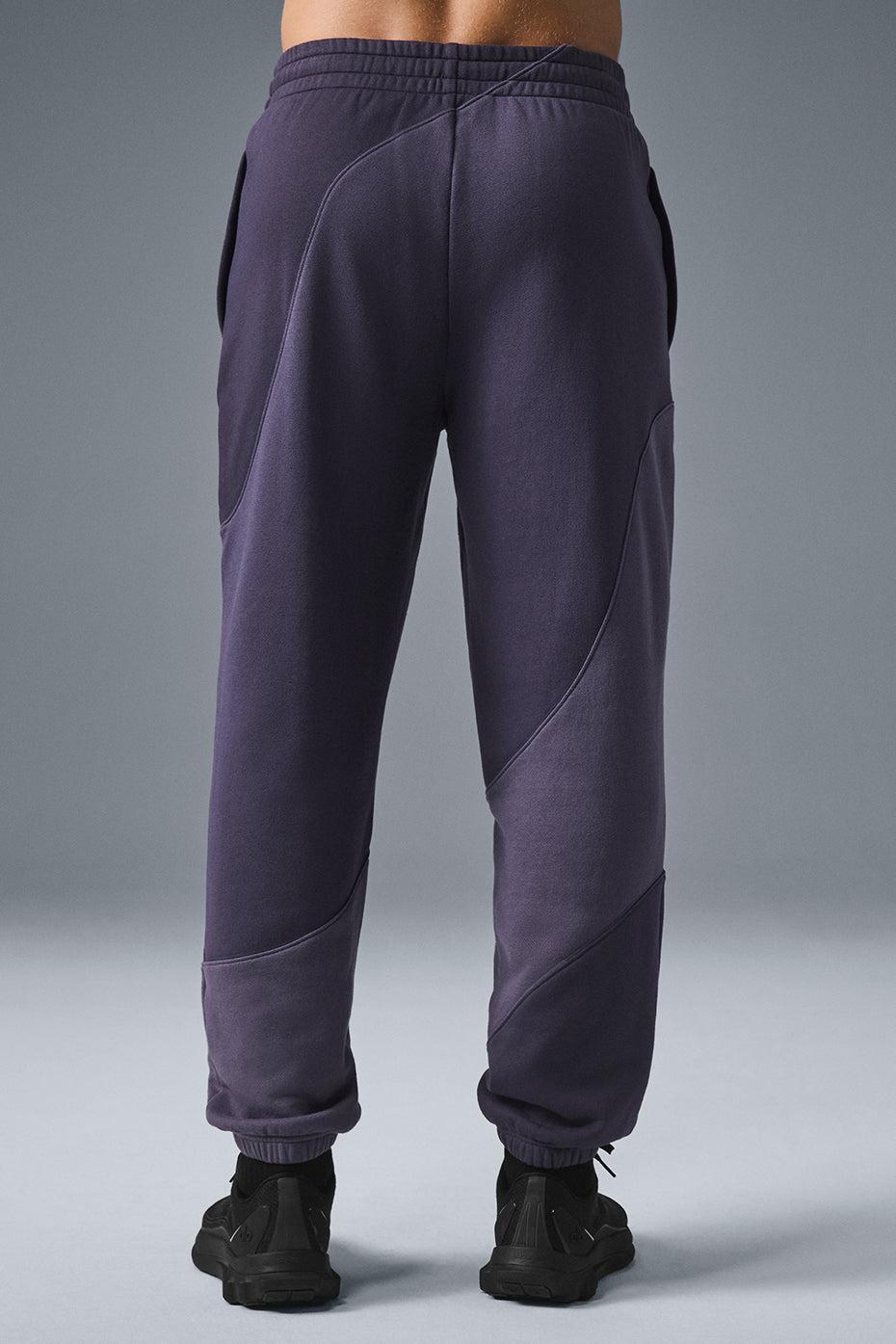 Tall sweatpants for women styled with hoodie for complete lounge look.