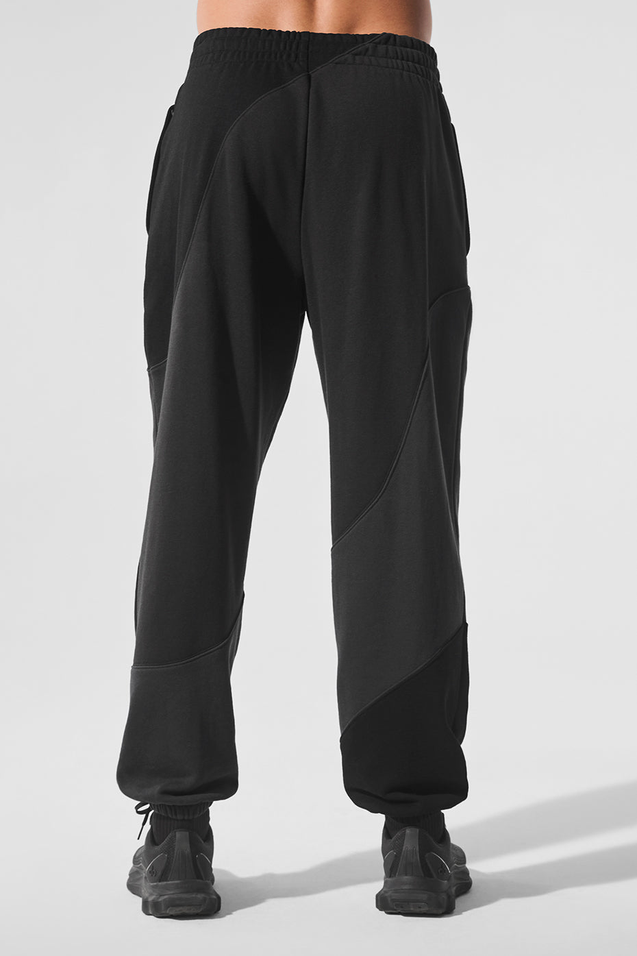 Side view of relaxed fit sweatpants perfect for lounging and casual outings.