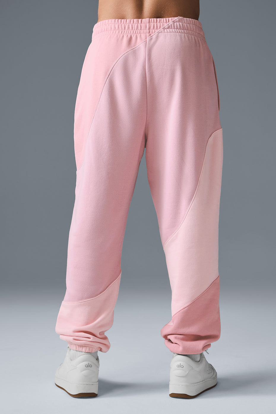 French terry fabric detail showing interior fleece lining
