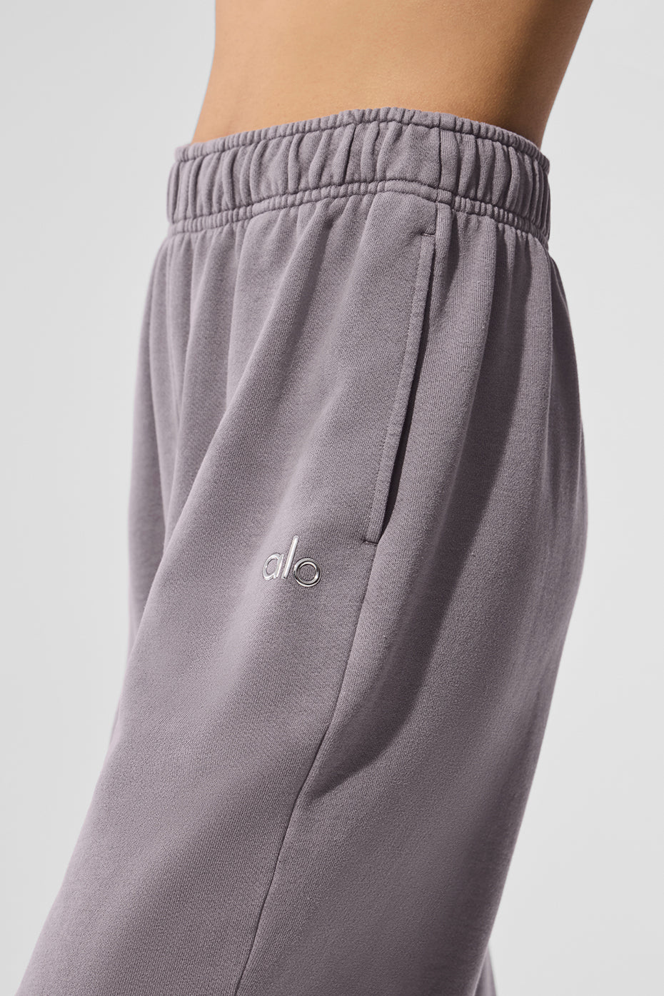 Accolade Washed Straight Leg Sweatpants - Cool Grey - Image 5