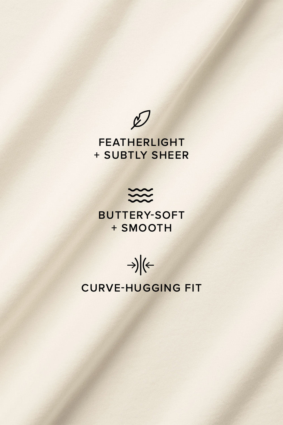 Side view of the Featherlight Sheer Glow Tank, demonstrating its lightweight fabric and fit.