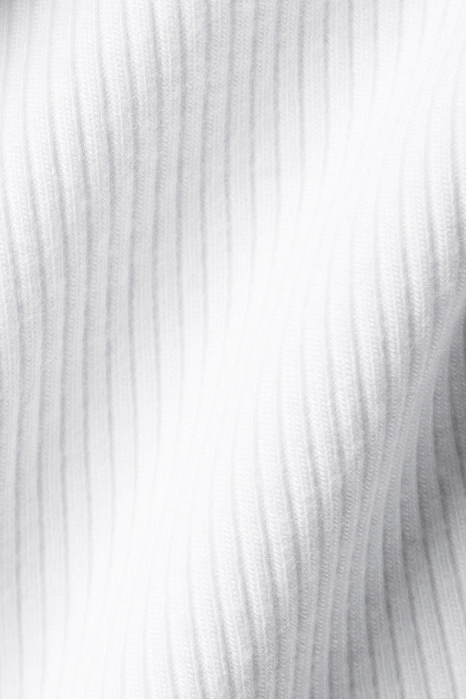 Close-up of the stretchy, ribbed modal fabric of the womens tank