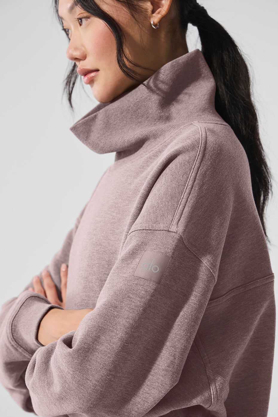 Close-up of cashmere texture highlighting cozy fabric weave
