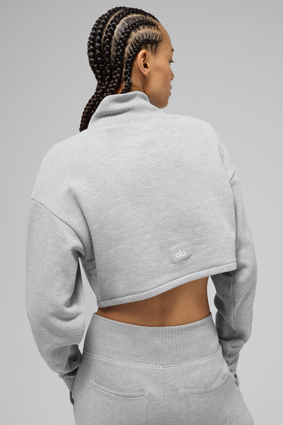 Cropped sweatshirt layered over workout clothes men outfit on walking path