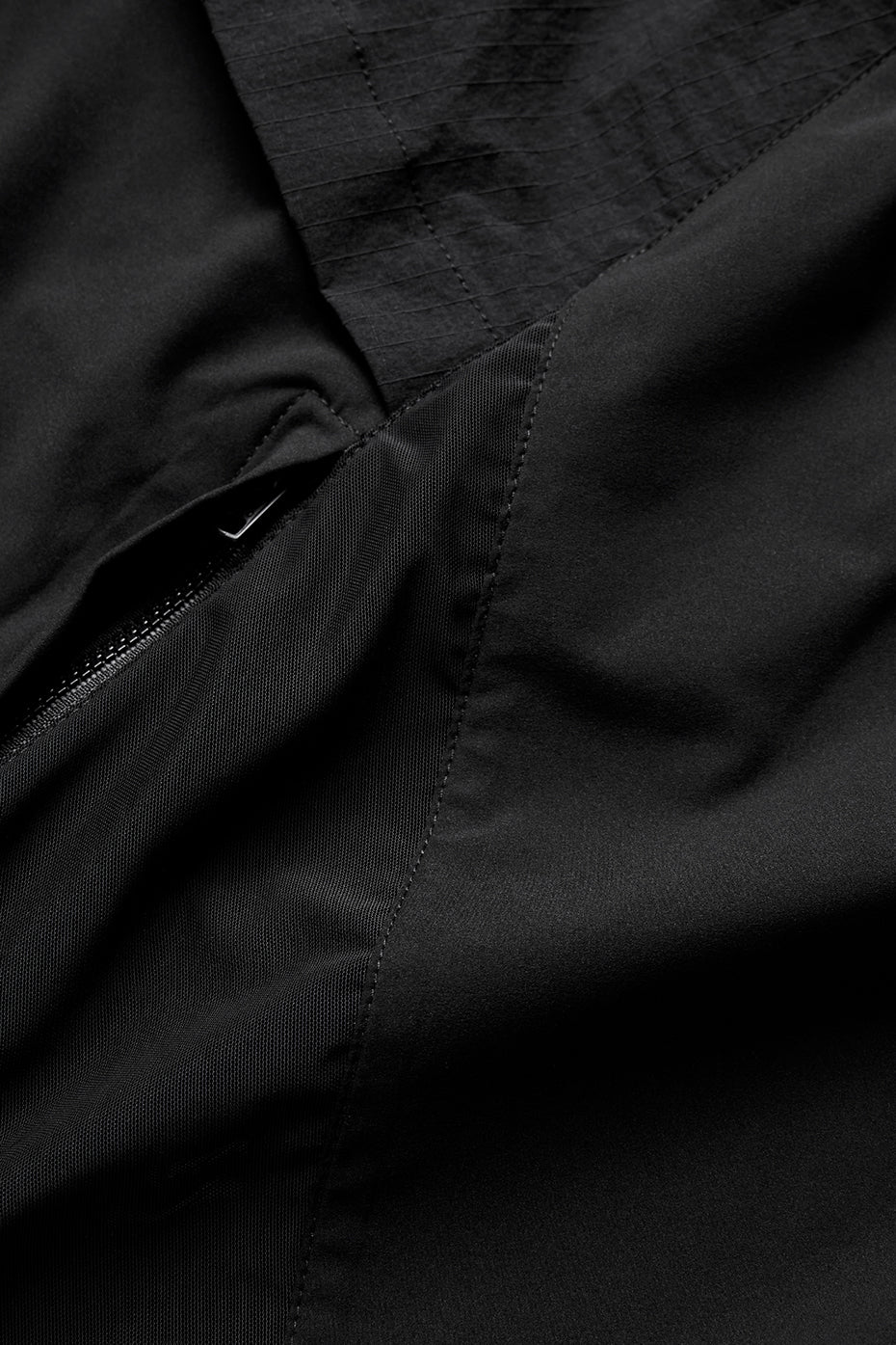 Back view of the cropped leather jacket, perfect for activewear enthusiasts.