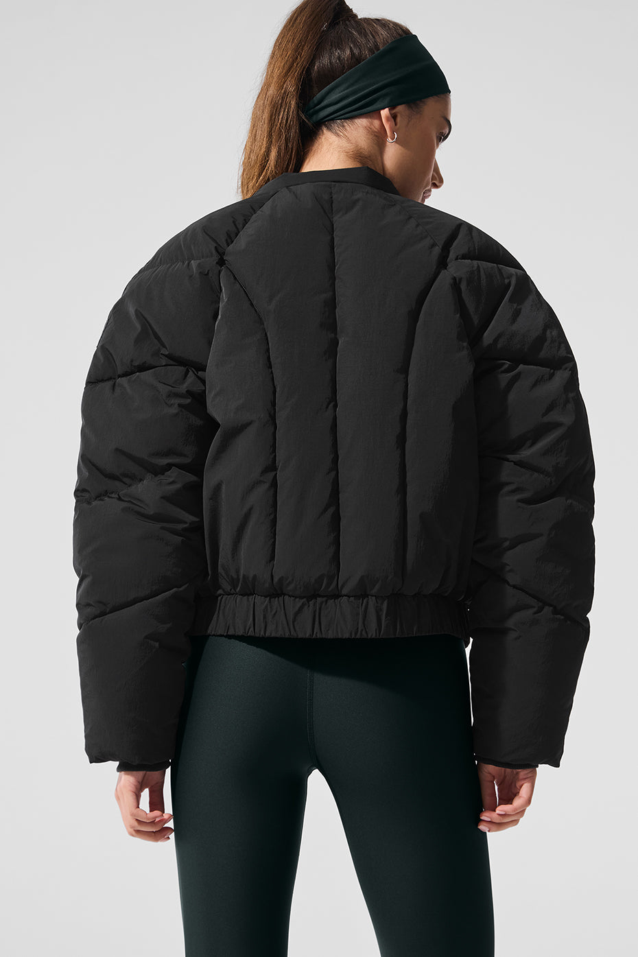 Close-up of the jackets storm cuffs and hidden snap closures