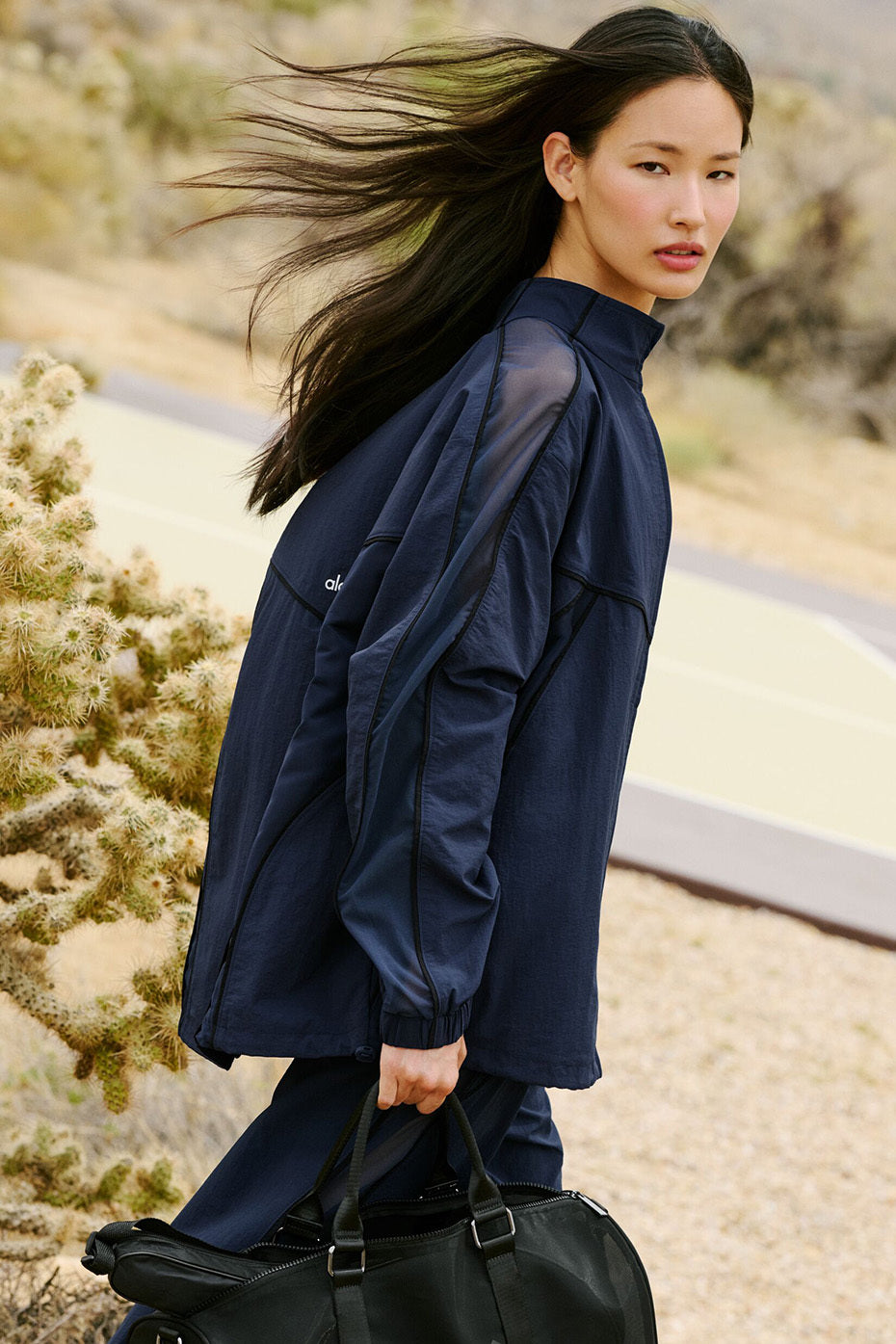 Front view of Origin Full-Zip Fitness Jacket, perfect for workouts.