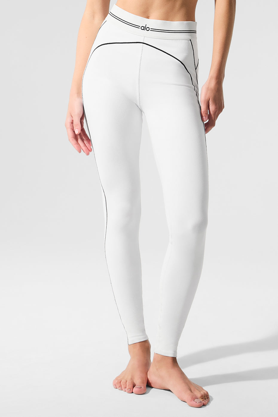 Model wearing Heart Throb High-Waist Leggings during a workout.