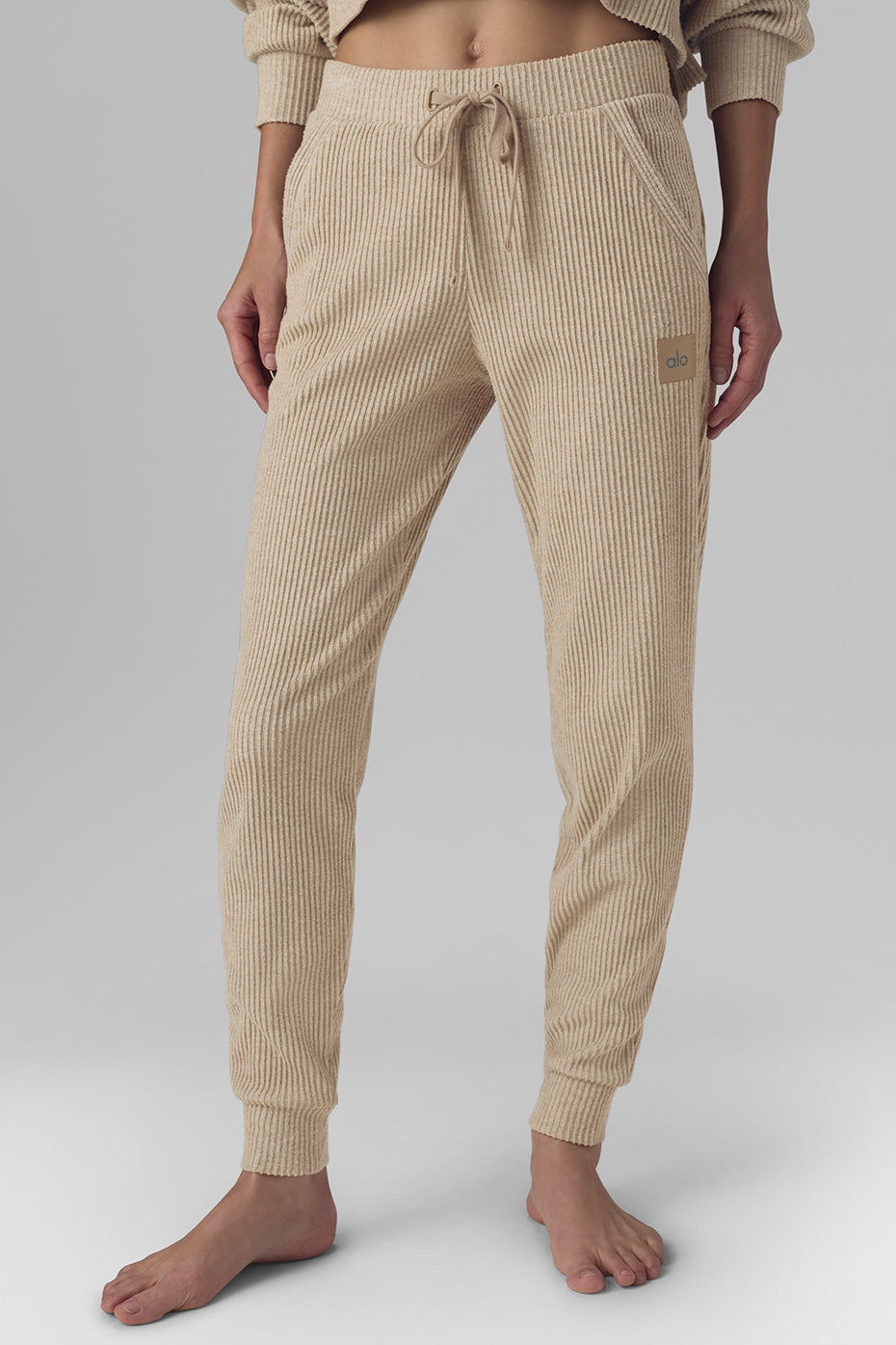 Muse sweatpants styled with hoodie, ideal for lounging or travel