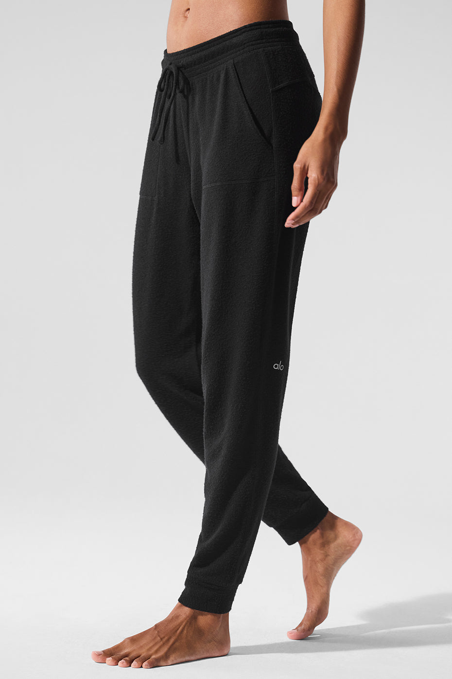 Stylish mens sweatpants paired with a hoodie for a casual look