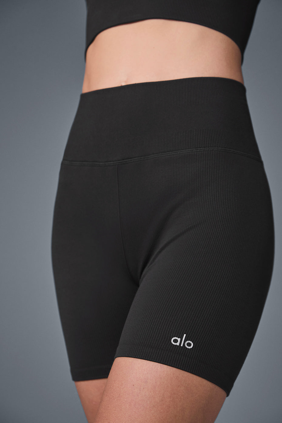Side angle showing the pockets and 5-inch inseam length.