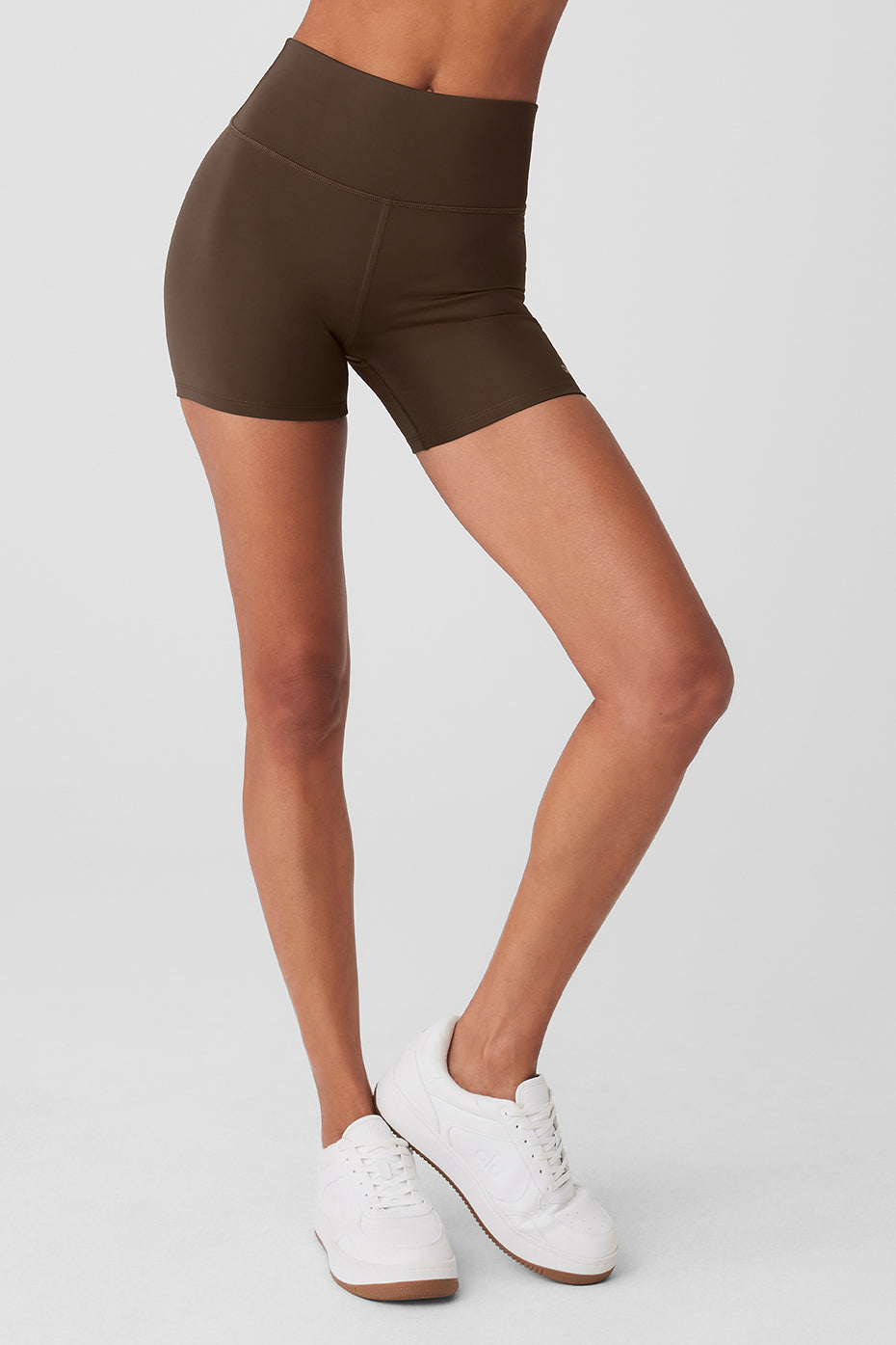 Close-up of the sweetheart seam detail on Airlift Energy Shorts